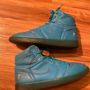 Jordan Sneakers in Blue and Orange